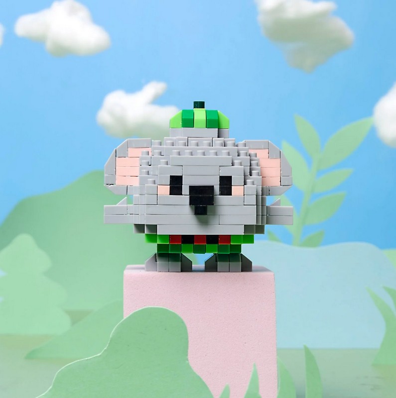 Costruzione di mattoncini da circa 200 pezzi a forma di 8 animali assortiti, una divertente idea regalo per adulti o bambini